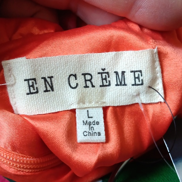 EN CREME Floral Romper L NWT - Picture 6 of 7